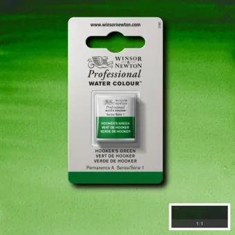 W&N АКВАРЕЛНА БОЯ PROFESSIONAL H/PAN- HOOKER'S GREEN 0101311