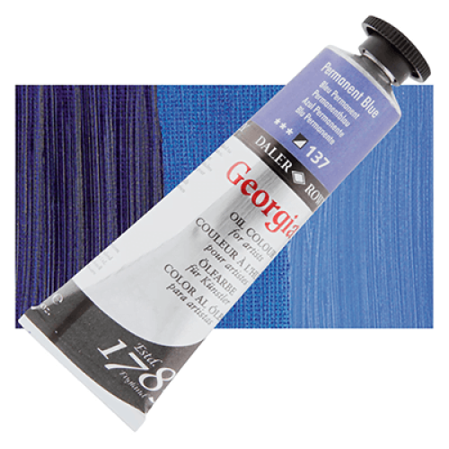 DALER ROWNEY МАСЛЕНА БОЯ GEORGIAN 38 МЛ - PERMANENT BLUE 137