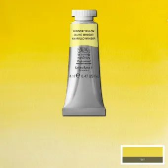 W&N АКВАРЕЛНА БОЯ PROFESSIONAL 14 МЛ. - WINSOR YELLOW