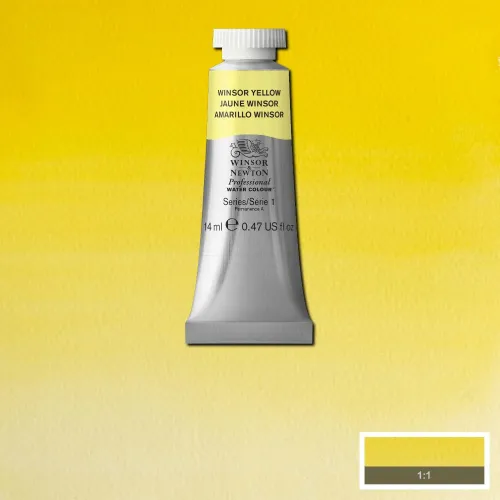 W&N АКВАРЕЛНА БОЯ PROFESSIONAL 14 МЛ. - WINSOR YELLOW