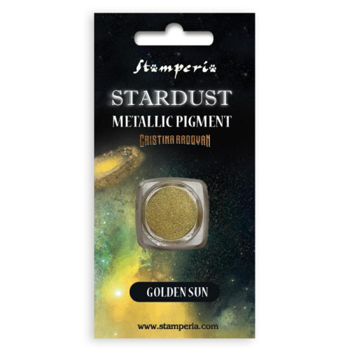 STAMPERIA STARDUST МЕТАЛ. ПИГМЕНТ 0,5ГР - GOLDEN SUN KAPRB02