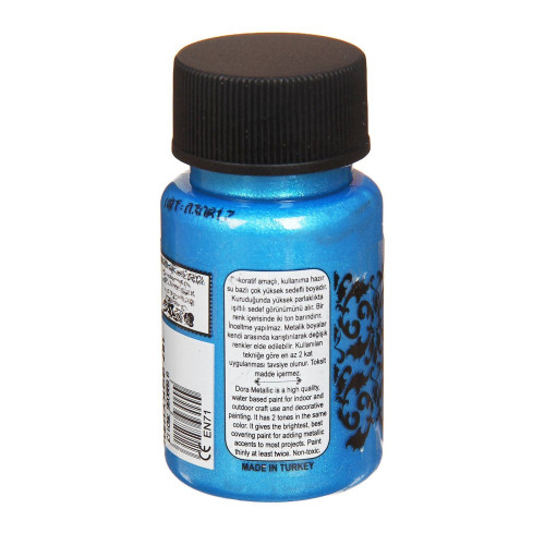 CADENCE ACRYLIC PAINT METALLIC DORA 50 ML. - SKY BLUE 187
