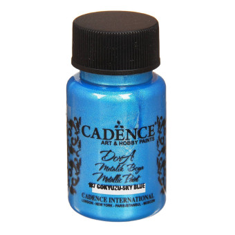 CADENCE ACRYLIC PAINT METALLIC DORA 50 ML. - SKY BLUE 187