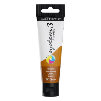 DALER ROWNEY АКРИЛНА БОЯ SYSTEM 3 59 МЛ - RAW SIENNA 667
