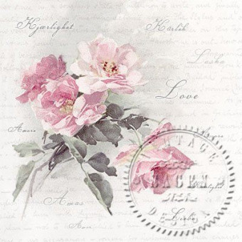 SAGEN VINTAGE NAPKINS FOR DECOUPAGE 33/33 CM - 80051