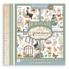 STAMPERIA SECRET DIARY RUB ON KIT DFLRBX09