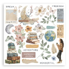 STAMPERIA SECRET DIARY RUB ON KIT DFLRBX09