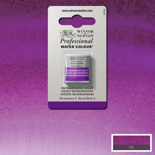 W&N АКВАРЕЛНА БОЯ PROFESSIONAL H/PAN - QUINACRIDONE VIOLET