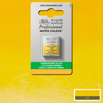 W&N АКВАРЕЛНА БОЯ PROFESSIONAL H/PAN - CADMIUM FREE YELLOW