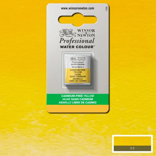 W&N WATERCOLOUR PAINT PROFESSIONAL H/PAN - CADMIUM FREE YELLOW