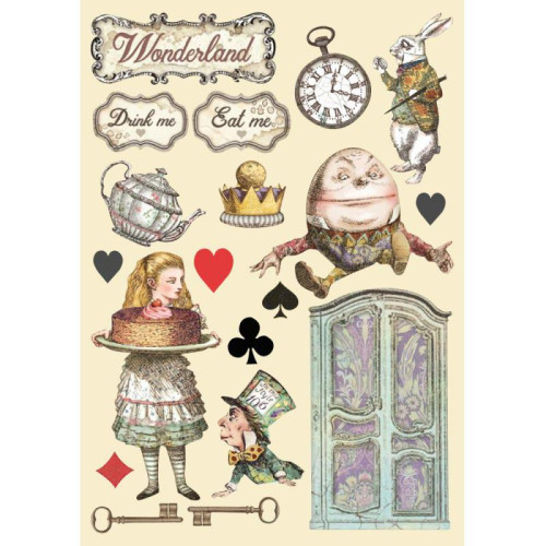 STAMPERIA WOODEN FIGURES FOR DECORATION KLSP105