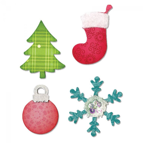 SIZZIX BIGZ ЩАНЦИ ЗА ИЗРЯЗВАНЕ - CHRISTMAS TREE, ORNAMENT