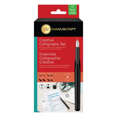 MANUSCRIPT CALLIGRAPHY SET CREATIV WITH 4 PENS MC 1105