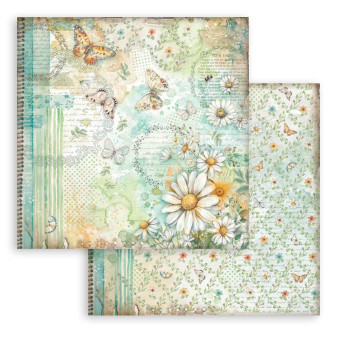 STAMPERIA DAISY ART CARD 30.5/30.5CM - SBB1129