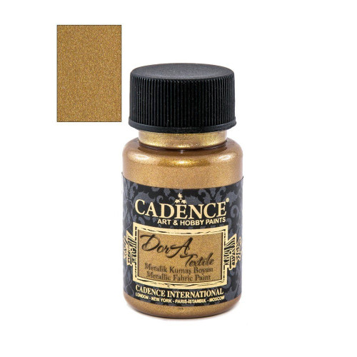 CADENCE ТЕКСТИЛНА БОЯ МЕТАЛИК DORA 50 МЛ.- ANTIQUE GOLD 1150