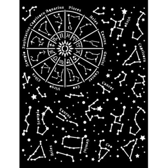 STAMPERIA MEDIA STENCIL - ШАБЛОН 20 Х 25 СМ - KSTD116