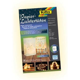 FOLIA PAPER LANTERNS SUN 80 G. 19/11.5/7 CM