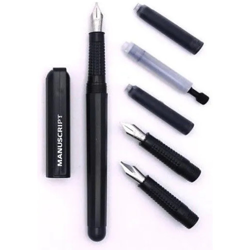 MANUSCRIPT CALLIGRAPHY SET BEGINNER'S WITH 3 PENS MC 1236
