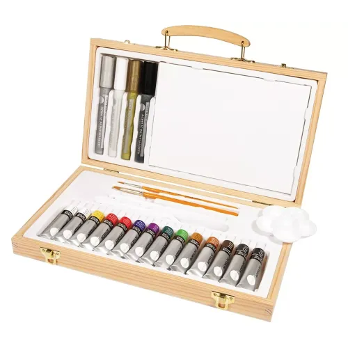 DALER ROWNEY ACRYLIC PAINT SET 26 PIECES -126 500 550