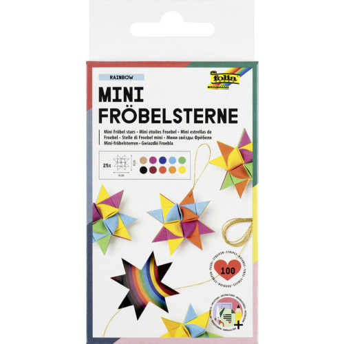 FOLIA QUILLING STRIPS - COLORED 35X1 CM. 100 PCS.