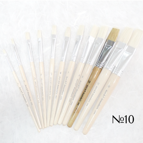 STANDARD BRUSH BRISTLE WITH SHORT HANDLE №10