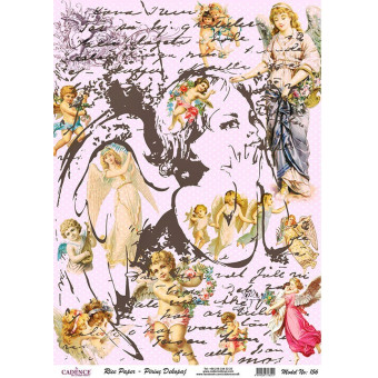 CADENCE DECOUPAGE RICE PAPER A4 - 156