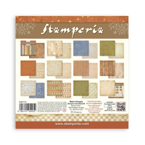 STAMPERIA SILENT NIGHT БЛОКЧЕ ХАРТИЯ 20,3/20,3 СМ - SBBS149