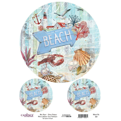 CADENCE DECOUPAGE RICE PAPER A3 - 850