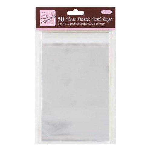 DOCRAFTS TRANSPARENT ENVELOPES FOR A6 CARDS 50PCS - ANT 1651000