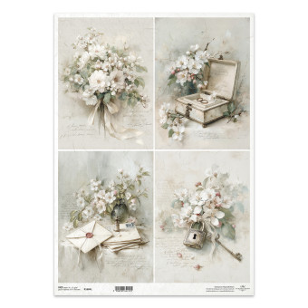 ITD COLLECTION ДЕКУПАЖНА ОРИЗОВА ХАРТИЯ А3 - R1684L