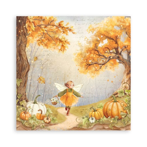 STAMPERIA WHISPERING WOODS BLOCK 20.3/20.3 CM -SBBSXB17