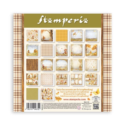 STAMPERIA WHISPERING WOODS BLOCK 20.3/20.3 CM -SBBSXB17
