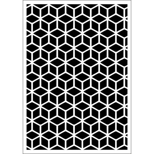 DAILY ART УНИВЕРСАЛЕН ШАБЛОН А5 RHOMBUS GRID DA17ST0181