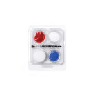 SNAZAROO FACE PAINT 3X3.75 G + BRUSH AND SPONGE - FRANCE