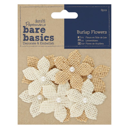 DOCRAFTS DECORATION ELEMENTS FLOWERS 8 PCS. - PMA 174866