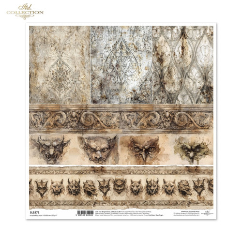 ITD COLLECTION ДИЗАЙНЕРСКИ КАРТОН 31/32 - SL1871