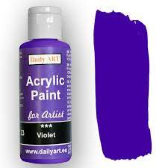 DAILY ART АКРИЛНА БОЯ FOR ARTIST 50 МЛ - VIOLET DA19101360