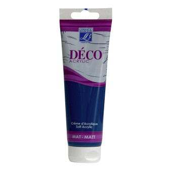 L&B ACRYLIC PAINT DECO MAT 120 ML - MARITIME BLUE 803