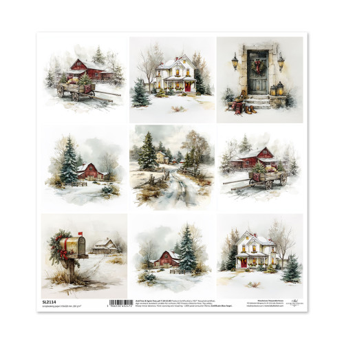 ITD COLLECTION ДИЗАЙНЕРСКИ КАРТОН 31/32 - SL2114