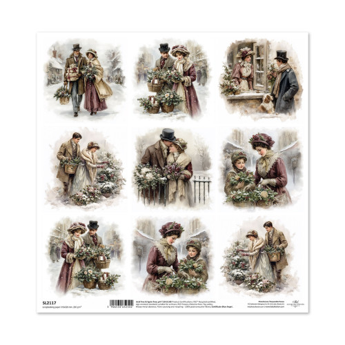 ITD COLLECTION ДИЗАЙНЕРСКИ КАРТОН 31/32 - SL2117