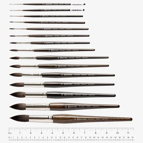 ESCODA ЧЕТКА ULTIMO СИНТЕТИКА КРЪГЛА 1525 №20