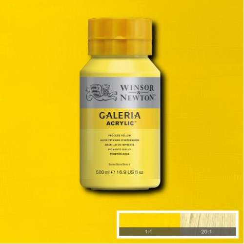 W&N АКРИЛНА БОЯ GALERIA 500 МЛ - ОСНОВНО ЖЪЛТА 2150537