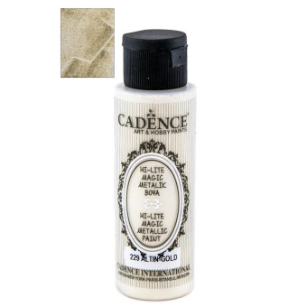 CADENCE АКРИЛНА БОЯ HI-LITE MAGIC METALLIC 70 МЛ - GOLD 229