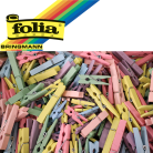 FOLIA ДЪРВЕНИ ЩИПКИ ЗА ДЕКОРАЦИЯ 2.5 СМ ПАСТЕЛНИ