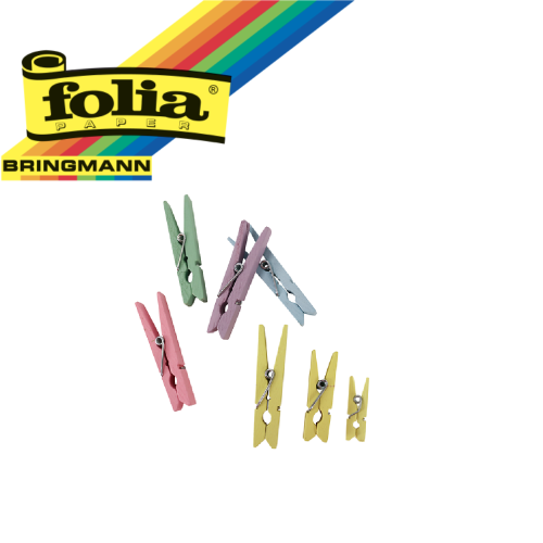FOLIA ДЪРВЕНИ ЩИПКИ ЗА ДЕКОРАЦИЯ 2.5 СМ ПАСТЕЛНИ