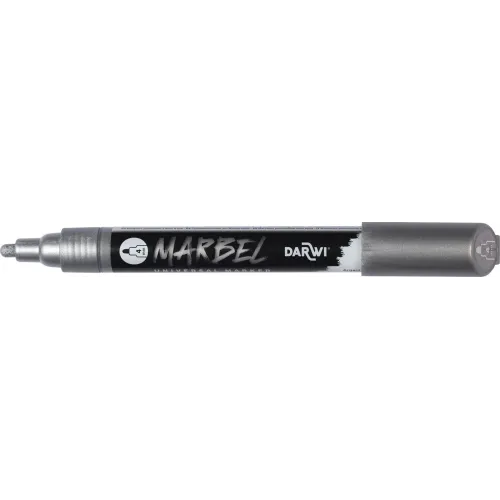 MARBEL ACRYLIC MARKER 4 MM - SILVER 080