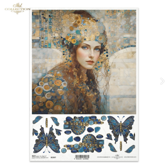 ITD COLLECTION DECOUPAGE RICE PAPER A4 - R2397