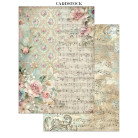 STAMPERIA SYMPHONY JUNK JOURNAL 8 КАРТИЧКИ 4 СТИКЕРА И 4 ИЗРЕЗКИ - SBJK24