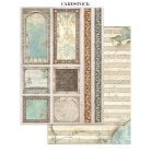 STAMPERIA SYMPHONY JUNK JOURNAL 8 КАРТИЧКИ 4 СТИКЕРА И 4 ИЗРЕЗКИ - SBJK24