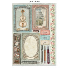STAMPERIA SYMPHONY JUNK JOURNAL 8 КАРТИЧКИ 4 СТИКЕРА И 4 ИЗРЕЗКИ - SBJK24